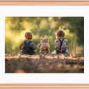 7x9 inch Picture Frames, Display Pictures 5x7 Inch with Mat or 7x9 without Mat, with High Clear Acrylic, Photo Frame for Landscape or Portrait Orientation, Wall-Mount & Tabletop