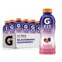 Gatorade Fit Electrolyte Beverage, Healthy Real Hydration, Blackberry Raspberry, 16.9.oz Bottles (12 Pack) (EXP 03/24/26)