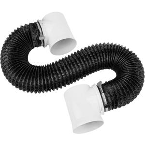 Dryer Vent Connector Kit with 90 Degree Elbow & 6-Layer Flexible Hose, Space-Saving Dryer Vent Hose for Tight Space, 4 Inch Dryer Duct Connector, Heat Resistant Dryer Exhaust Pipe, Easy Installation