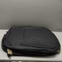 Front Car Seat Covers 1PC,Universal Fit 3D Design Automotive Nappa Leather Waterproof Car Seat Protector Cushion,ZD01 Black