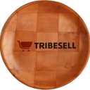 10" Woven Wood Plates (Pack of 3) | Durable, Lightweight, Eco-Friendly Wooden Dinner Plates for Events, Catering, and Daily Use