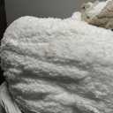 Andency Fluffy Sherpa King Comforter Set, Super Soft Khaki Fleece Warm Bedding for Winter, Luxury Jacquard Boho Thick Fuzzy Plush Bed Set 3 Pieces(1 Shaggy Comforter, 2 Pillowcases)