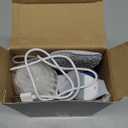 PUFTEM Electric Spin Scrubber, Cordless Shower Scrubber with Battery Level Display, 2 Speeds Electric Scrubber for Cleaning with 6 Replaceable Heads, Cleaning Brush for Bathroom/Sink/Window (White)