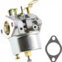 AUTOKAY 640052 Adjustable Carburetor for Tecumseh 8HP 9HP 10HP Snowblower HMSK80 HMSK90 LH318SA LH358SA 632334A HM70 HM80 for Snow Blower Generator Chipper Shredder 640349 640054 640058 640058A Carb
