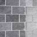 CRE8TIVE 4 Sheets Grey Slate Subway Peel and Stick Backsplash - 12"x12" 3D Stone Wall Tile Adhesive for Kitchen, Bathroom, Laundry Room, Shower