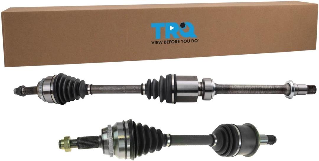 TRQ Front Driver & Passenger Side CV Axle Assembly Set for 04-06 Lexus RX330 07-09 RX350 05-07 Toyota Highlander 05-08 Solara