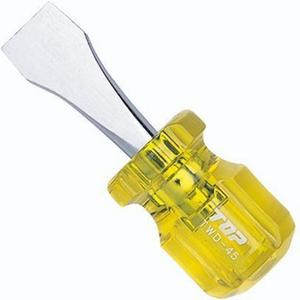 TOP TWD-45 Flat Head Screwdriver, Size 01:45, 0.7" Head, Plumbing Maintenance, Large Screws