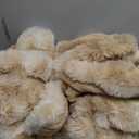 Cozy Bliss Faux Fur Throw Blanket for Couch, Fuzzy Soft Plush Thick Bubble Blanket for Sofa Bedroom Living Room, 60 * 80 Inches Tie-dye Beige
