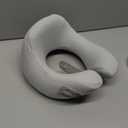 2in1 Ergonomic Memory Foam Travel Neck Pillow, Travel Pillow for All Sleep Positions on Flights, Road Trips, and Long Distance Travel with Drawstring Bag (Adjustable Hook & Loop Tape)