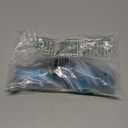 Martingale Dog Collars for Large Dogs, Reflective Nylon No Pull Choke Collar with Padded Heavy-Duty Metal D-Ring No Buckle for Nighttime Walking & Training -Blue L