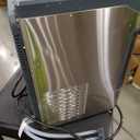 Nugget Ice Maker, 44Lbs/24H with 0.8 Gallon Tank, Soft Chewable Pellet Ice Ready in 5min Portable Ice Maker, Stainless Steels Ice Makers Countertop Self-Cleaning for Kitchens/Home/Office/Bar