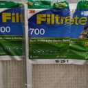 Filtrete 16x25x1 AC Furnace Air Filter, MERV 8, MPR 700, Tough on Pollen, Easy on Airflow, 3-Month Pleated 1-Inch Electrostatic Air Cleaning Filter, 4-Pack (Actual Size 15.69 x 24.69 x 1.56 in)