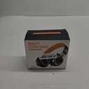 Kids Headphones, Headphones Wired with Microphone and Volume Control Folding Stereo Corded On-Ear 3.5mm Headset for Boys Girl Cellphones Tablets Chromebook Laptop Computer (Black/Orange) (Medium)