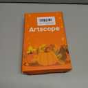 Artscope Fall Decorative Throw Pillow Covers 18x18 Inch Set of 4 Fall Gifts for Home Decor, Striped Autumn Pumpkin Maple Leaves Harvest Decoration Pillow Cases for Home Sofa Couch Decor-Orange B