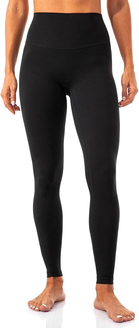 Lavento Women's All Day Soft Yoga Leggings 23"/ 25"/ 28" - No Front Seam Workout Active Legging for Woman (4, Black), Size Not Found