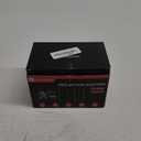 DR.PREPARE Projection Alarm Clock, Digital Clock Projector on Ceiling with Indoor/Outdoor Temperature Display, Dual Alarms, Colored Backlight, Weather Forecast, and Battery Backup for Bedroom