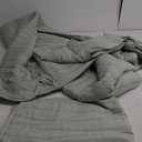 ROARINGWILD Sage Green Twin Size Quilt Bedding Sets with 1 Pillow Sham, Lightweight Soft Bedspread Coverlet, Quilted Blanket Thin Comforter Bed Cover for All Season, 2 Pieces, 68x90 inches