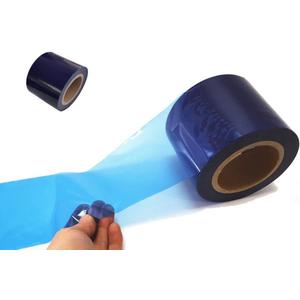 Adhesive Surface Protective Tape - No Residue Removable Film Roll Scratch Protect Cover Smooth Surface Covering Shield for Glass Metal Plastic Blue 7.8 Inches x 164 Yards