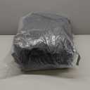 Insulated Inflatable Hot Tub Cover Round Full Coverage Hot Tub Thermal Cover Cap Dustproof Outdoor Energy Saving Spa Covers with Zipper Door and Adjustable Strap for Keeping Warm (Black, 73"D x 28"H)