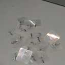 24 Pack Self Adhesive Hooks Heavy Duty - 33lb Max, Transparent, Waterproof, Sticky Wall Hooks for Keys, Bathroom, Shower, Outdoor, Kitchen, Door, Home Improvement, Utility