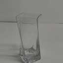 WGV Twist Bouquet Vase Bulk, 4" W, 10" H, Clear Square Block Gathering Hurricane Glass Floral Container, Centerpiece, Home Wedding Event Decor, 12 Pieces(VUT0410)