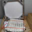 VEVOR Stainless Steel 24 x 24 x 32 Inch Commercial Kitchen Prep & Work Table Heavy Duty Metal Work Table with Adjustable Feet for Restaurant, Home and Hotel