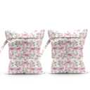 2pcs Waterproof Cloth Diaper for Baby Wet Dry Bag Reusable Travel Beach