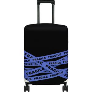 HYPER VENTURE Washable Luggage Cover - Fashion Suitcase Protector Fits 18-22 Inch Luggage (Fragile, S)