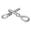 5 Pack 304 Stainless Steel Heavy Duty Eyebolt Anchors, M10 Concrete Wall Anchors with Ring, Expansion Eyebolt Fasteners for Hanging & Lifting in Concrete/Masonry