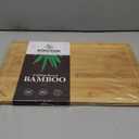 Bamboo Cutting Boards for Kitchen, Extra Large Wood Cutting Board with Deep Juice Groove and Handle Heavy Duty Chopping board, Kikcoin, 17.6" x 12"