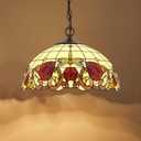 Tiffany Pendant Light, 16 Inch Dragonfly Tiffany Hanging Lamp