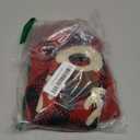 KYEESE Dog Christmas Sweater with Reindeer Pattern, Cozy Holiday Outfit, Turtleneck Dog Sweater for Small Dogs with Leash Hole, Red Buffalo Plaid Knitwear, Soft Warm Festival Dogs Clothes, Large (Large (11-19lbs))