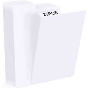 Comic Book Dividers, 25 Pack Cardboard Comic Book Dividers with Tabs for Comic Book Storage Box