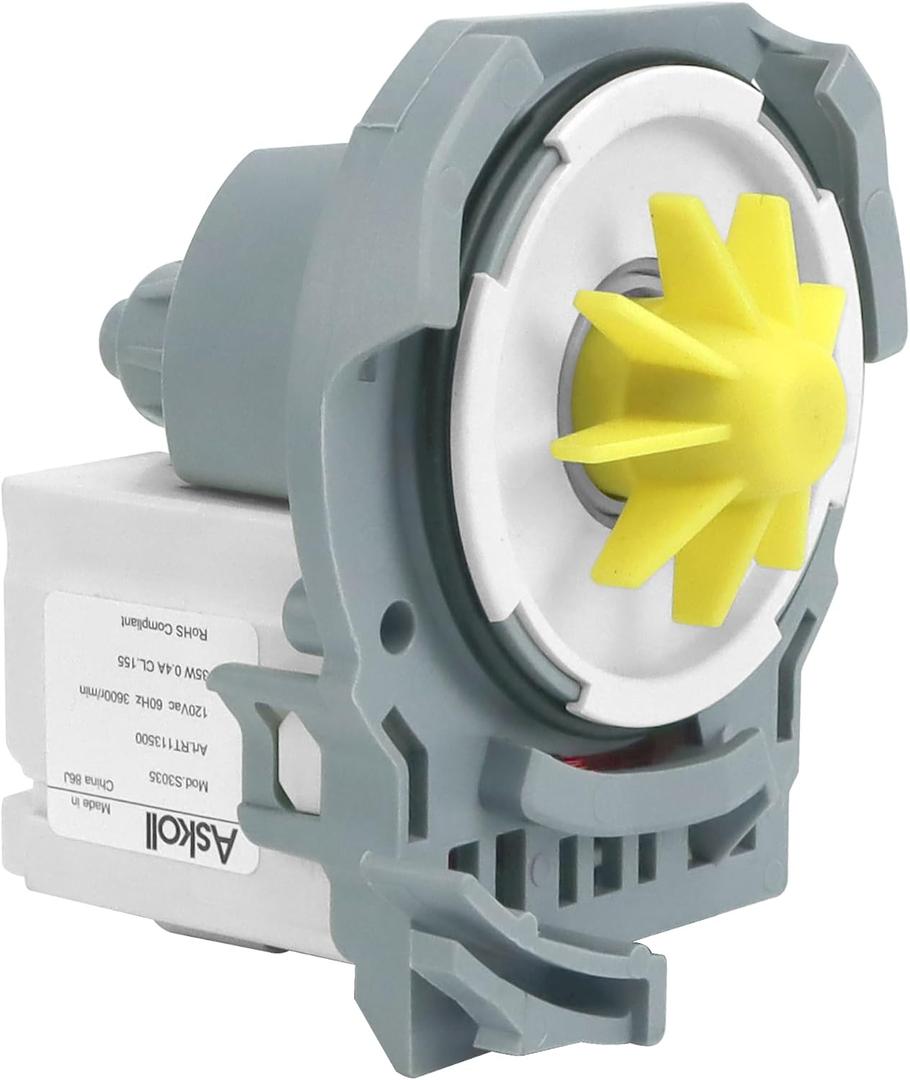 W10724439 W10876537 W10348269 Dishwasher Drain Pump for Whirl-pool WDT720PADM2 WDT720PADM1 WDF520PADM9 WDF320PADS2 WDT970SAHZ0 WDT730PAHZ0-Ken-more Kitchen-aid Dishwasher Pump Motor by TOMOON