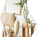 PERFNIQUE Irregular Wall Mirror Asymmetrical Mirror, 43''x24'' Decorative Modern Mirrors for Bathroom Bedroom Living Room Entryway, Cloud Frameless Mirror, Wall Mounted(43''x24'', Cloud)