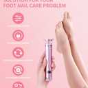 Upgrade Electric Foot Callus Remover, 2 in 1 Rechargeable Electric Callus Remover for Feet, 12 Adjustable Speed Foot File with 70 pcs Sandpaper Disk for Nail Care/Removal of Dead Skin Calluses, Pink