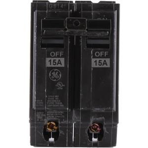 GE THQL2115; 2P15A 120/240 PLG-IN CB