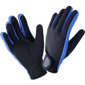 Micosuza Neoprene 1.5mm Five Finger Dive Gloves (XLarge, Blackblue)