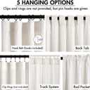 MIULEE Velvet Curtains 63 Inches Long 2 Panels Set for Living Room Bedroom, Cream Pinch Pleat Back Tab Luxury Thermal Insulated Light Blocking Drapes Pleated Blackout Window Curtains with Hooks Ivory, 50"W x 63"L