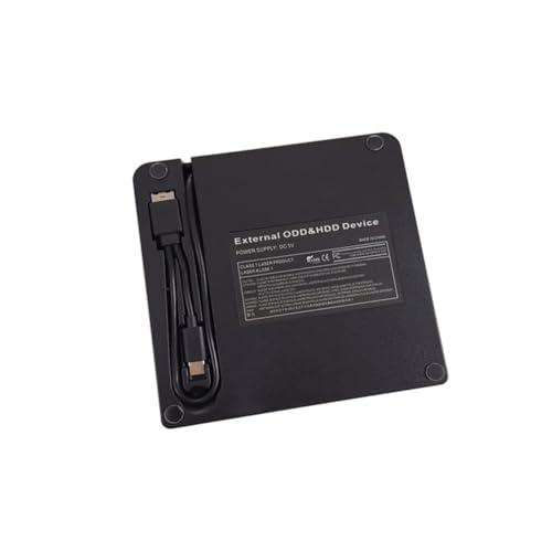 ARTIBETTER Typec External DVD Drive Portable USB Optical Drive for Laptop Multi-Function Cd Player Burner Lightweight and Shockproof Easy to Use No Extra Drivers