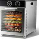 Food Dehydrator Machine, 8 Stainless Steel Trays, 7.24 Sq Ft