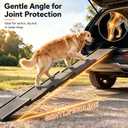 Dog Ramp for Car with Telescoping Design, 71" x 17" Pet ramp for Truck/SUV