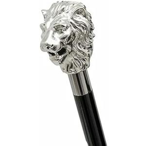 Amazon.com: Waziha Nautical Walking Hand Cane Stick Designer Handmade Walking Stick for Men & Women Solid Metal and Natural Wood (Silver Lion Head), 36 inches : Health & Household