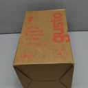 GUSTO [50 oz - 4 Pack] Plastic Carafe with Lid, Large Capacity Square Base - Clear Pitcher with Flip Top Lid, Easy-Pour Spout Juice Containers with Lids, Hand Wash Only - Perfect for Mimosa Bar