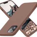 Cordking Designed for iPhone 12 Case, Designed for iPhone 12 Pro Case, Silicone Shockproof Phone Case with [Soft Anti-Scratch Microfiber Lining] 6.1 inch, Light Brown