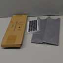 Faucet Mat for Kitchen Sink, Water Absorbent Kitchen Faucet Mat, Durable Sink Splash Guard with Raised Feet, Diatomite Fast Drying Kitchen Sink Faucet Mat, Stone Drying Tray for Bathroom Counter (23.7" x 4", Dark Gray Style 3)