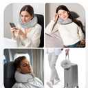 CILI Cordless Neck Massager Pillow with Heat, Shiatsu Neck Massager for Pain Relief Deep Tissue,Heated Massage Pillow for Travel,3 Adjustable Intensity,Gifts for Women Men Mom Dad