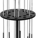 Wooden Golf Club Display Rack Pool Stick Holder for 22 Multiple Golf Club Organizer for Home Office (Black)