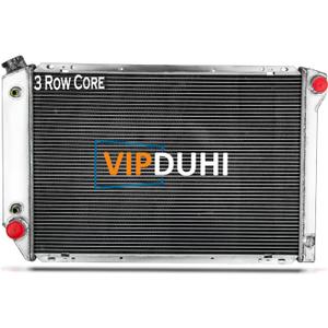 Aluminum Radiator Compatible with 1980-1984 Ford F100 Bronco F150 F250 F350 1981 1982 1983, 3 Row Radiator