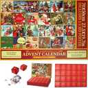 Christmas Vacation Advent Calendar 2024,Advent Puzzle,1008pcs Christmas Jigsaw Puzzle For Adults And Kids,24 Days Of Christmas Advent Calendar,Christmas Story Advent Calendar